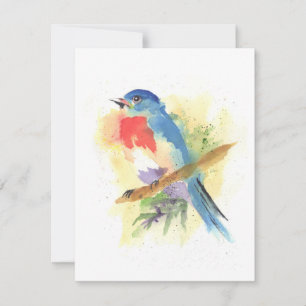 Remerciements Carte de note à toutes les occasions Bluebird #3