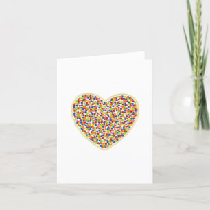 Remerciements Carte de note blanche des points cardiaques