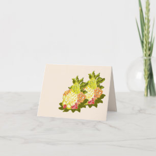 Remerciements Carte de note : Fruits tropicaux