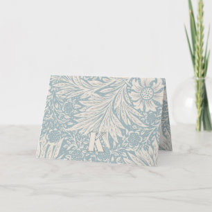 Remerciements Carte de note Motif vintage William Morris Marigol