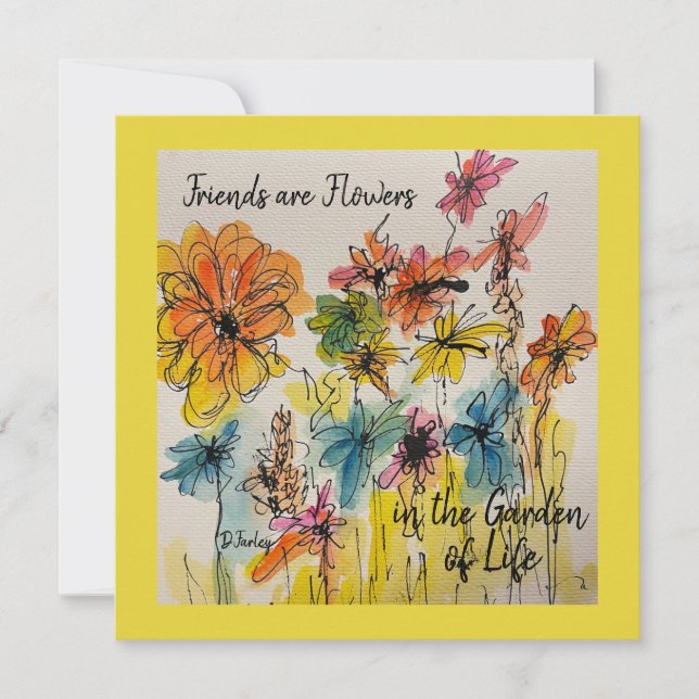 Remerciements Carte de note toutes les occasions (Devant)