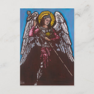 Remerciements Carte de prière St. Michael l'Archange