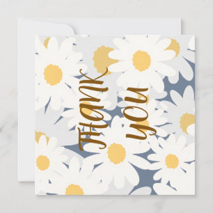 Remerciements Carte de remerciement à motif floral Sweet Daisy