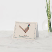 Carte de remerciement amusante avec peinture de fa