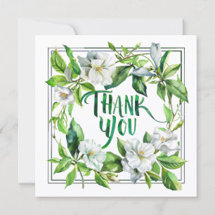 Remerciements Carte de remerciement aux fleurs de pommier