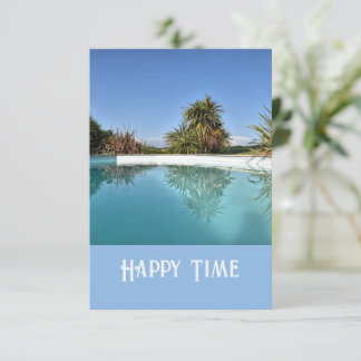 Remerciements Carte de remerciement Blue Shades