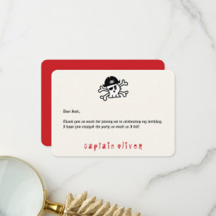 Remerciements Carte de remerciement d'anniversaire pour enfants