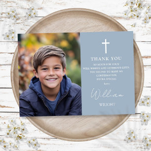 Remerciements Carte de remerciement de confirmation de photo mod