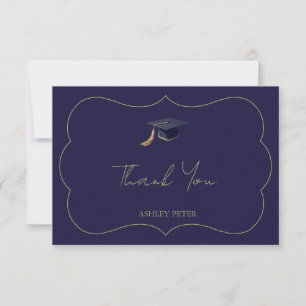 Remerciements Carte de Remerciement de Diplôme Minimaliste avec 