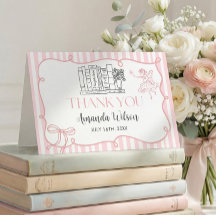 Carte de remerciement de livre d'histoires