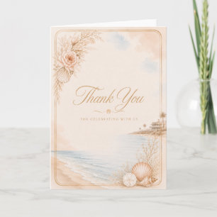 Remerciements Carte de remerciement de mariage à l'aquarelle mod