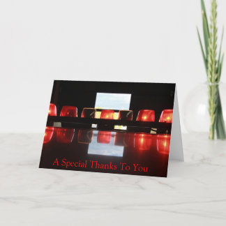 Remerciements Carte de remerciement du pompier