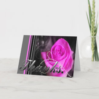 Remerciements CARTE DE REMERCIEMENT ÉBLouissante