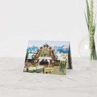 Carte de remerciement Evergreen Summer Barn 10x13c