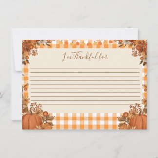 Remerciements Carte de Remerciement Friendsgiving Pour Laquelle