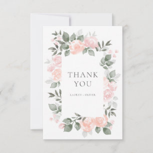 Remerciements Carte de remerciement Garden Blooms