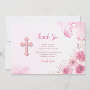Remerciements Carte de remerciement Inspiration Rose