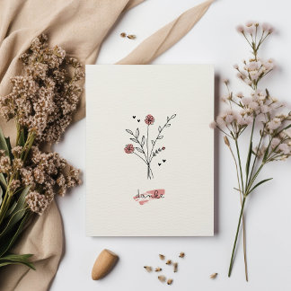 Remerciements Carte de remerciement minimaliste