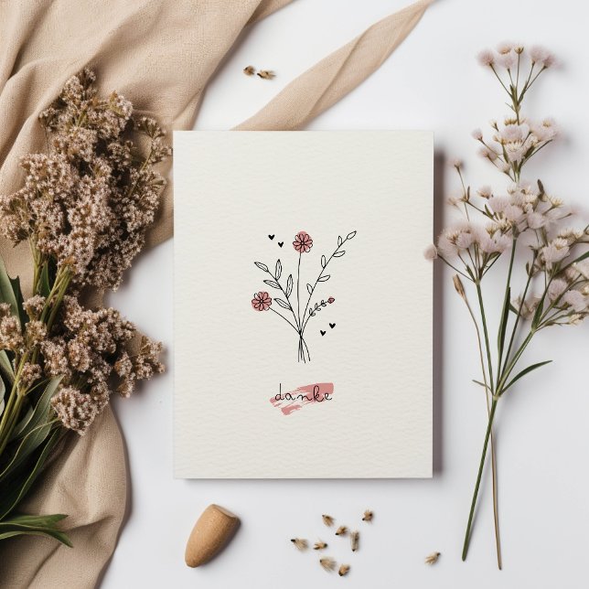 Remerciements Carte de remerciement minimaliste (Titelbild)