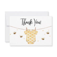 Carte de remerciement personnalisée pour Baby Show