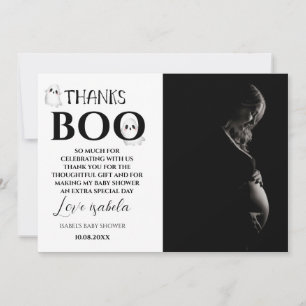 Remerciements Carte de remerciement photo pour Baby Shower Hallo