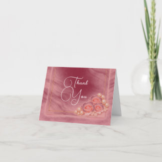 Remerciements Carte de remerciement pliée Mariage