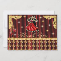 Carte de remerciement pour 40 ans d'anniversaire e