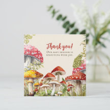 Carte de remerciement pour Baby Shower A Little Fu