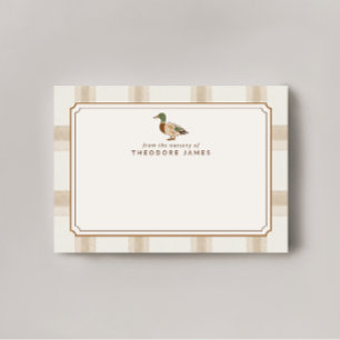 Remerciements Carte de remerciement pour baby shower Canard colv