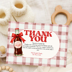 Remerciements Carte de Remerciement pour Baby Shower "Elle est P