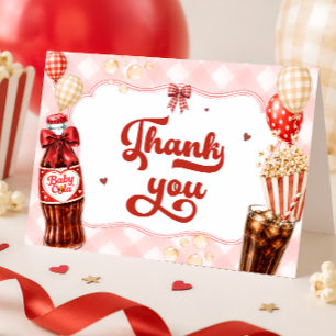 Remerciements Carte de remerciement pour Baby Shower She's Ready