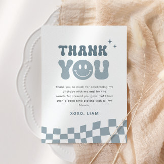 Remerciements Carte de remerciement pour l'anniversaire de ONE H