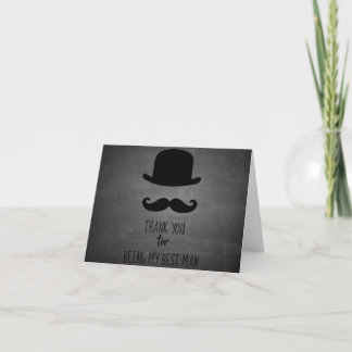 Remerciements Carte de remerciement pour mon témoin