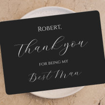 Carte de remerciement pour mon témoin