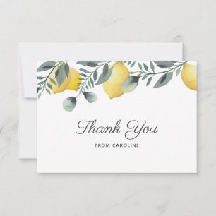 Remerciements Carte de remerciement pour une fête de mariage sur