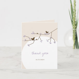 Remerciements Carte de remerciement pour une fête prénatale pour