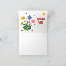 Carte de remerciement pour votre commande