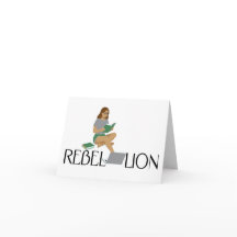 Carte de remerciement Rebellion Reading pour les a