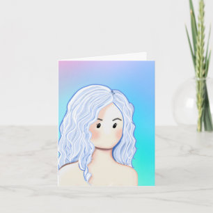 Remerciements Carte de remerciement Silver Hair Beauty