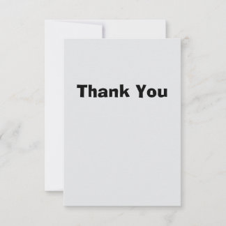 Remerciements Carte de remerciement simple