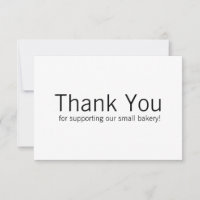 Carte de remerciement simple et prête à l'emploi p