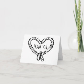 Remerciements Carte de remerciement Tie-the-Knot
