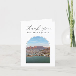 Remerciements Carte de remerciement vierge Table Mountain du Cap