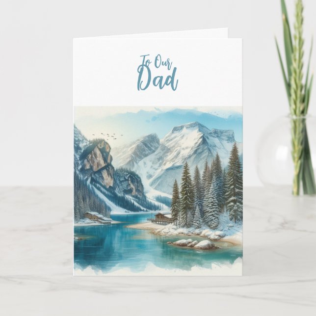 Remerciements Carte de rétablissement pour papa (Devant)