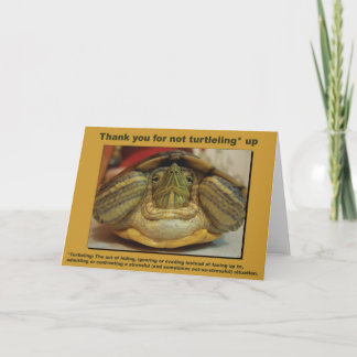 Remerciements Carte de tortue