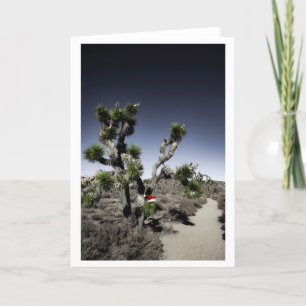 Remerciements Carte de vacances vide Noël Gris souris