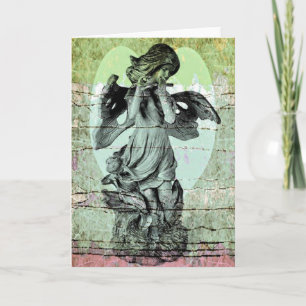 Remerciements Carte de voeux Angel Flute Toutes les occasions