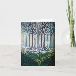 Remerciements Carte de voeux Batik Blank