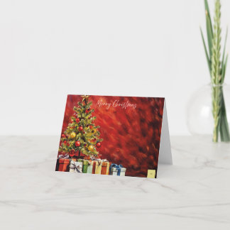 Remerciements Carte de vœux de Noël