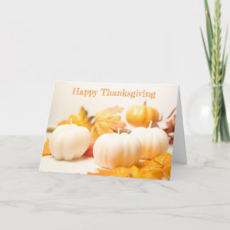 Remerciements Carte de voeux des Citrouilles de Thanksgiving